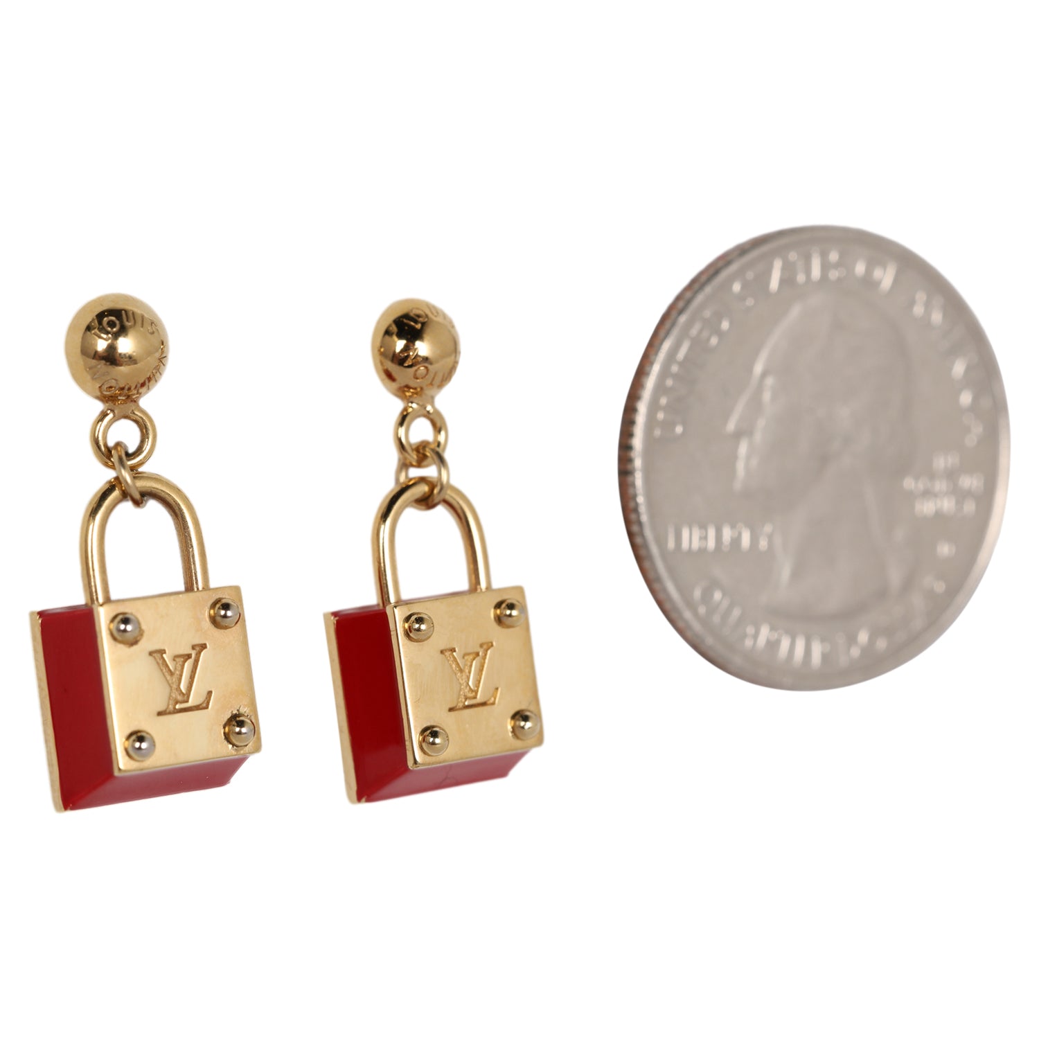 18KY Louis Vuitton Lock  Key Cufflinks  Replacements Ltd